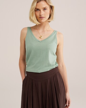 WE Fashion Top in Groen: voorkant