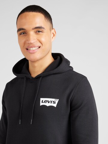 Bluză de molton 'Standard Graphic Hoodie' de la LEVI'S ® pe negru