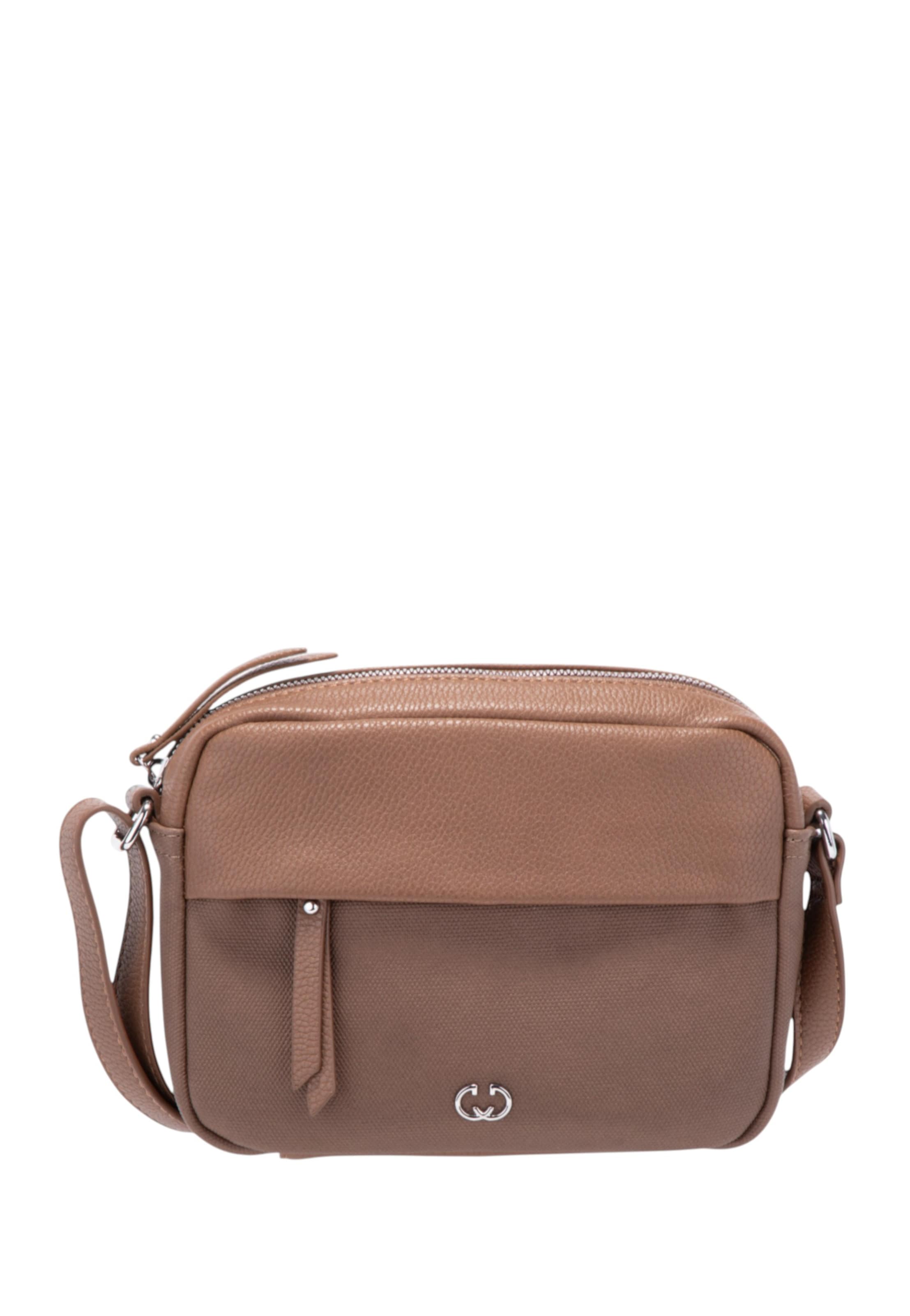 GERRY WEBER Schoudertas 'Keep In Mind ' in Bruin: voorkant