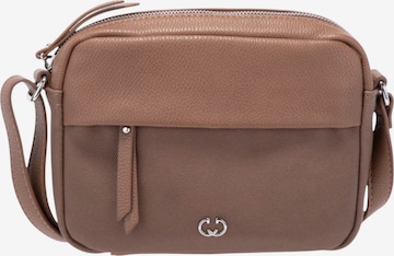 GERRY WEBER Schoudertas 'Keep In Mind ' in Bruin: voorkant