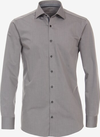 VENTI Business Shirt in Grey: front