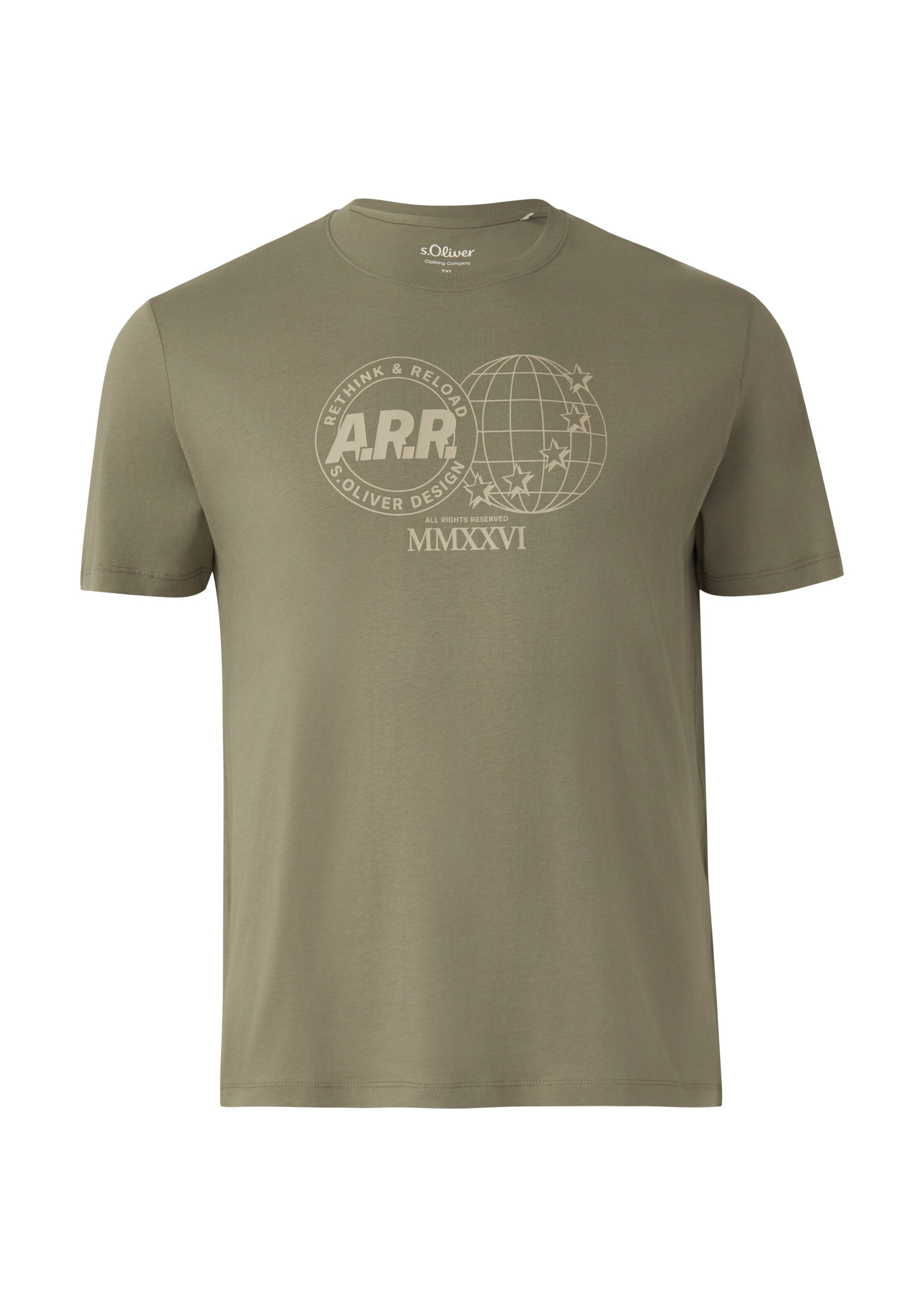 s.Oliver T-Shirt in Grün: Vorderseite