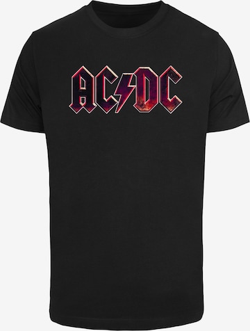 Merchcode T-Shirt 'ACDC' in Schwarz: Vorderseite
