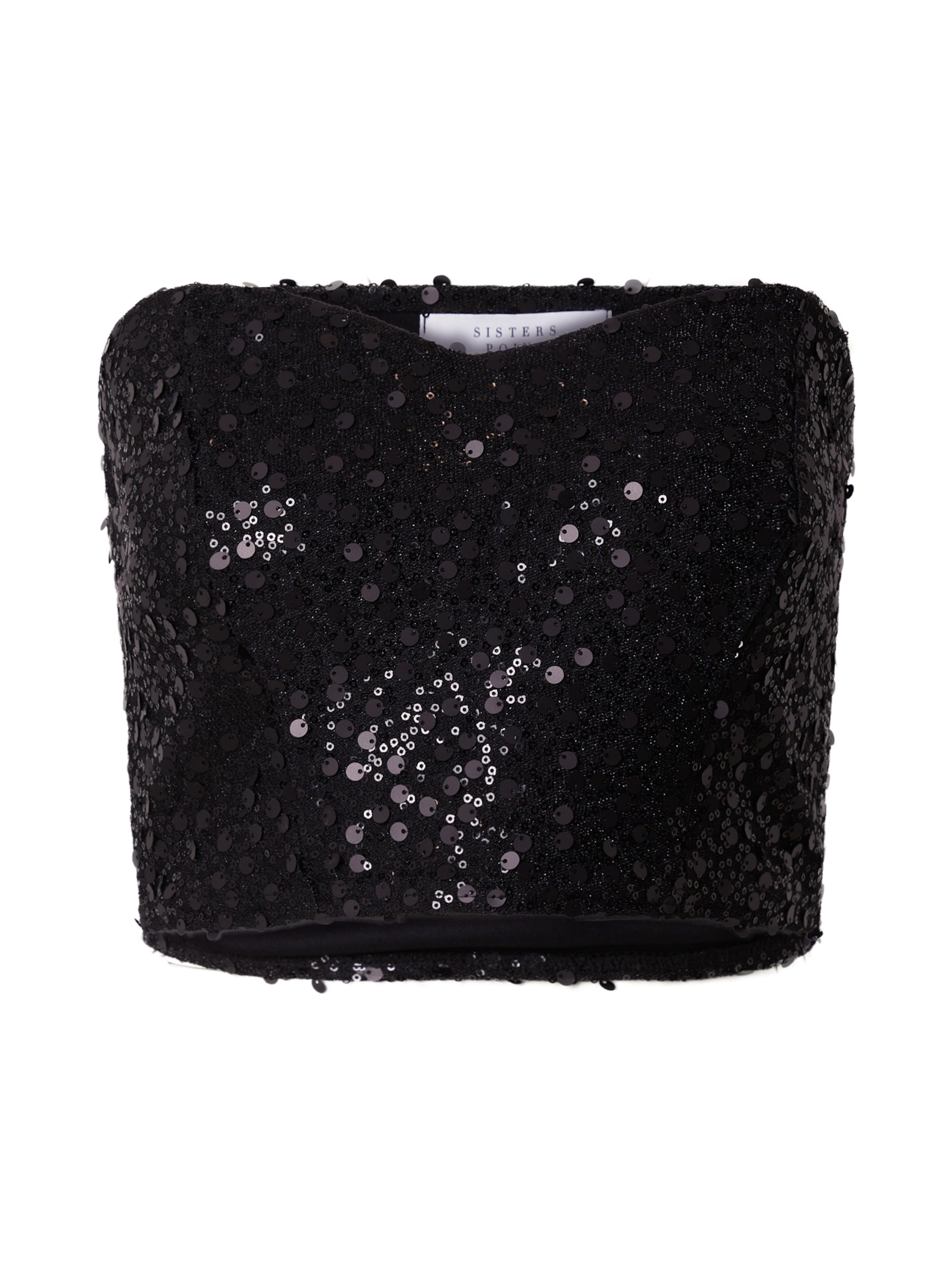 SISTERS POINT Топ 'DITTO' в черно: отпред