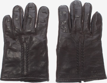 BOSS Black Handschuhe M in Braun: Vorderseite