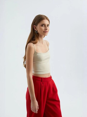 Haut Hiccup en beige