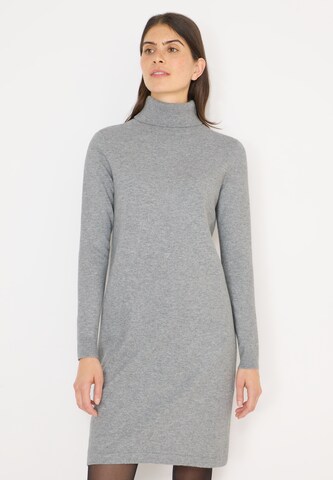 CECIL Knitted dress in Grey: front