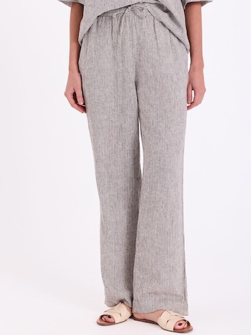 Freequent Regular Hose 'FQLava-stripe Coffee bean'‌‌ in Braun: Vorderseite