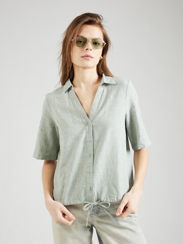 VERO MODA Blouse 'LUNA' in Green: front