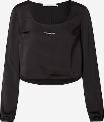 Calvin Klein Jeans Тениска в черно: отпред