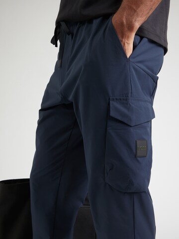 BOSS Tapered Cargo nadrágok 'T_Urbanex' - kék