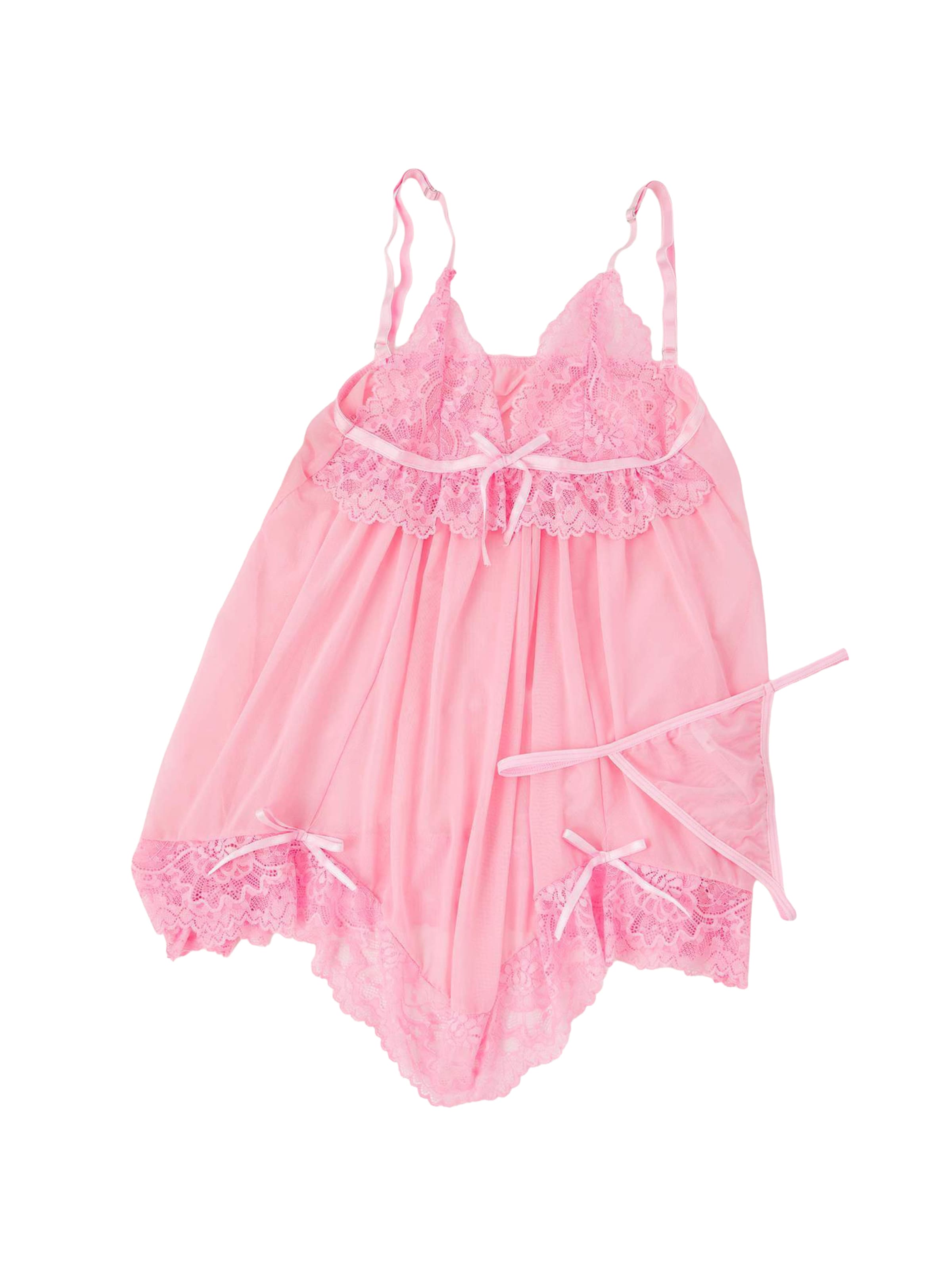 Trendyol Triangel Wäsche-Sets in Pink: Vorderseite
