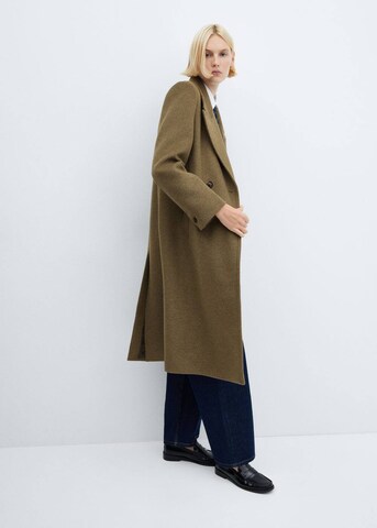 MANGO Between-Seasons Coat 'EYE' in Green