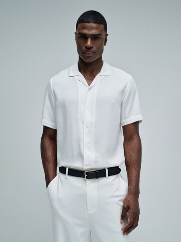 Salsa Jeans Regular fit Button Up Shirt in White: front