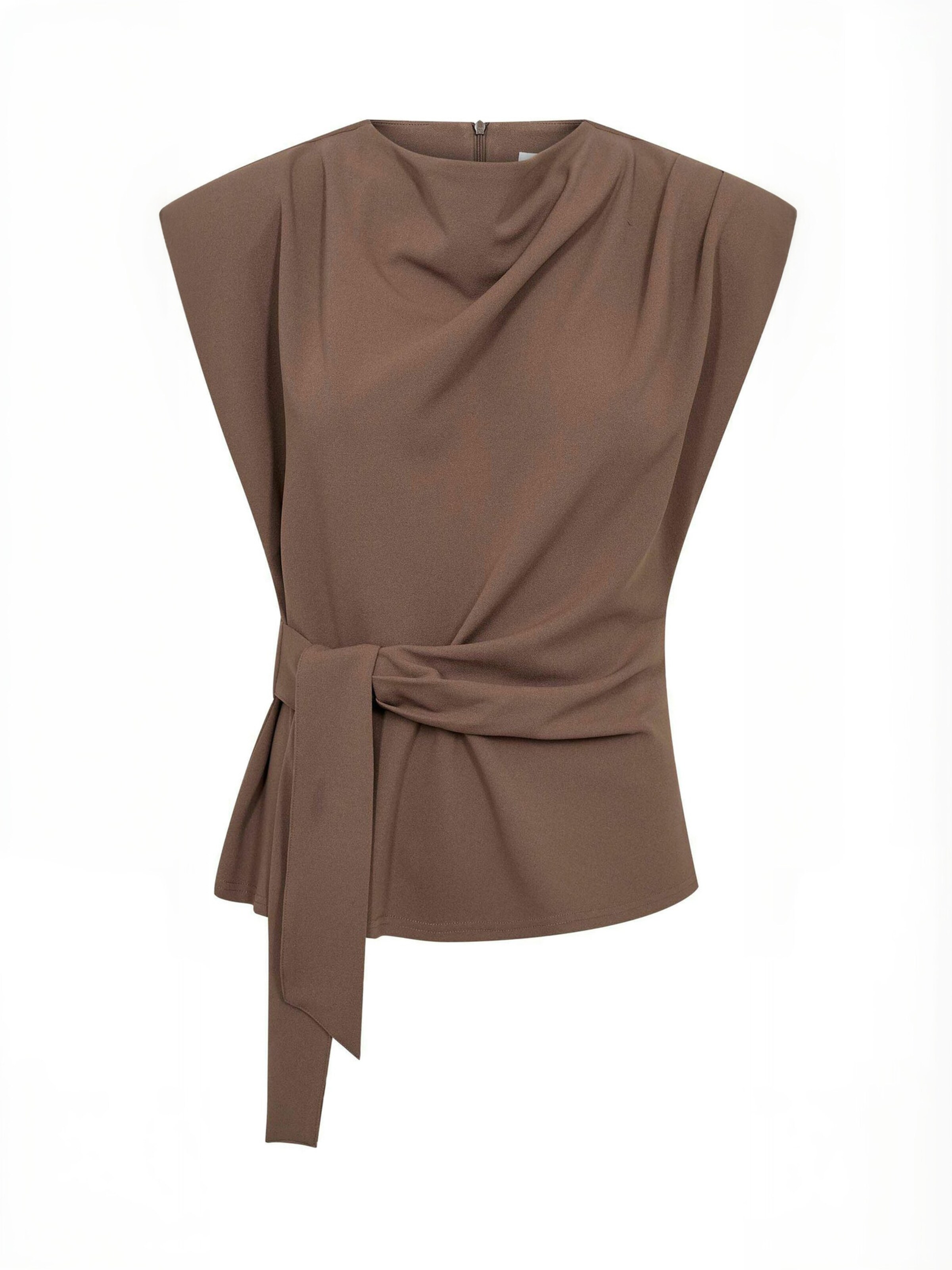 co'couture - Camiseta ' FarlconCC ' en marrón: frente