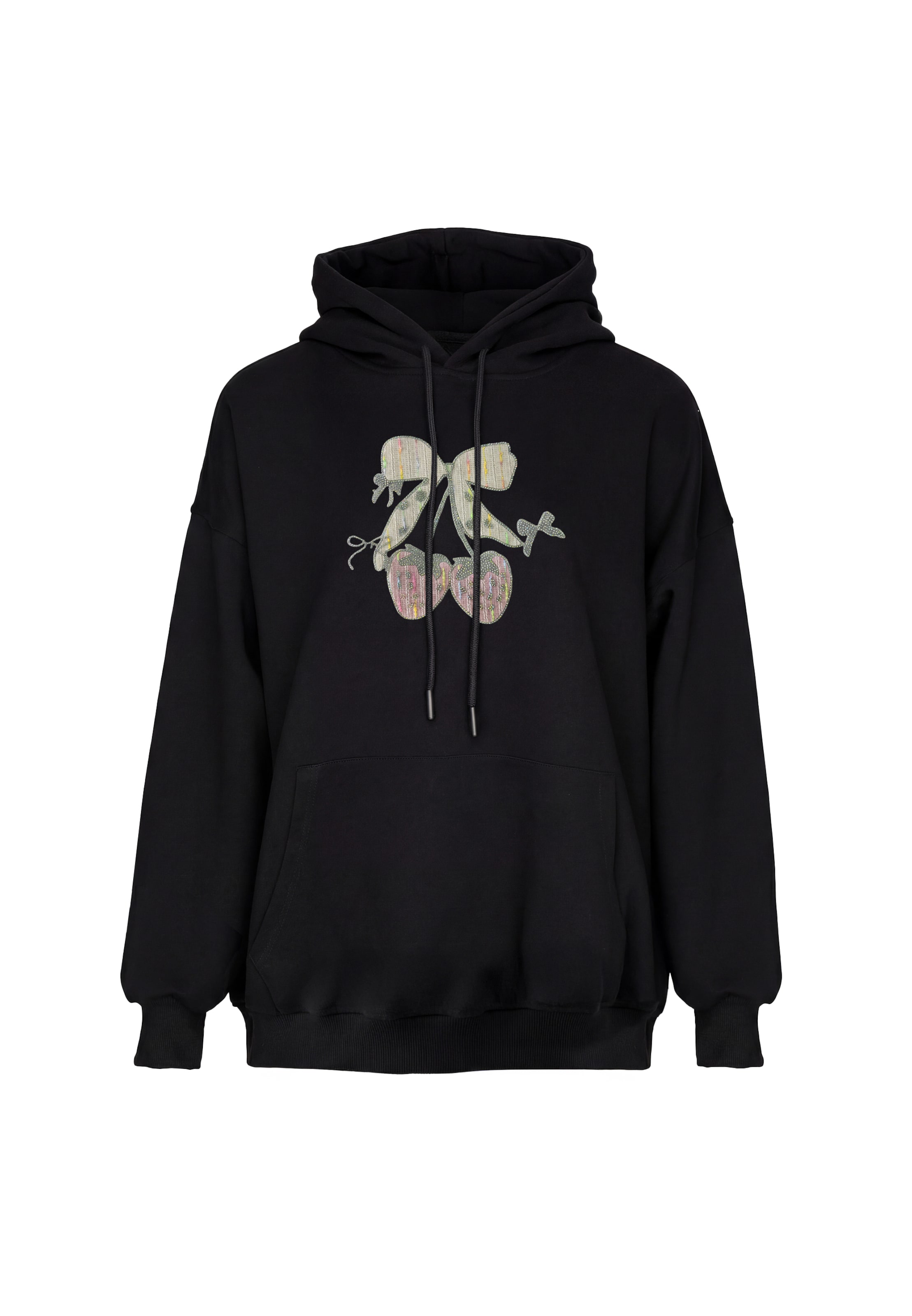 Sweat-shirt MYMO en noir : devant