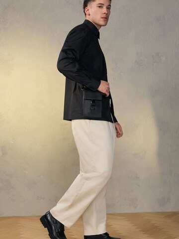 Next Loose fit Pleat-front trousers 'Edit' in Beige