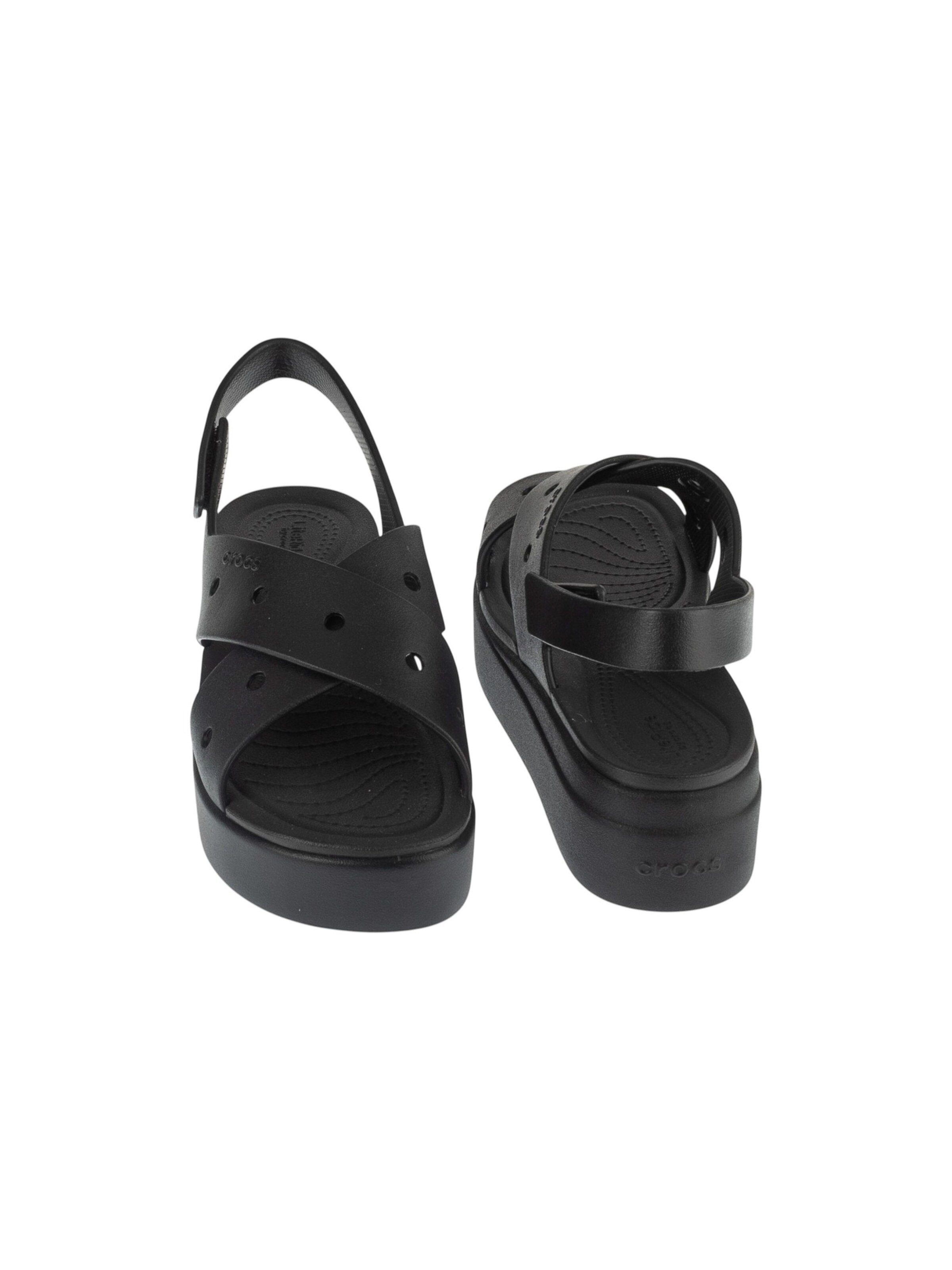 Crocs Sandale 'Brooklyn 4U'‌‌‌‌ in Schwarz