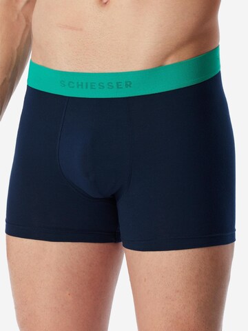 SCHIESSER Boxershorts '95/5 Cotton' in Blauw