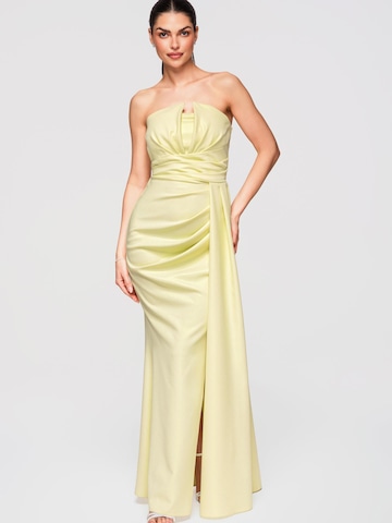 Robe de soirée Ombre en jaune