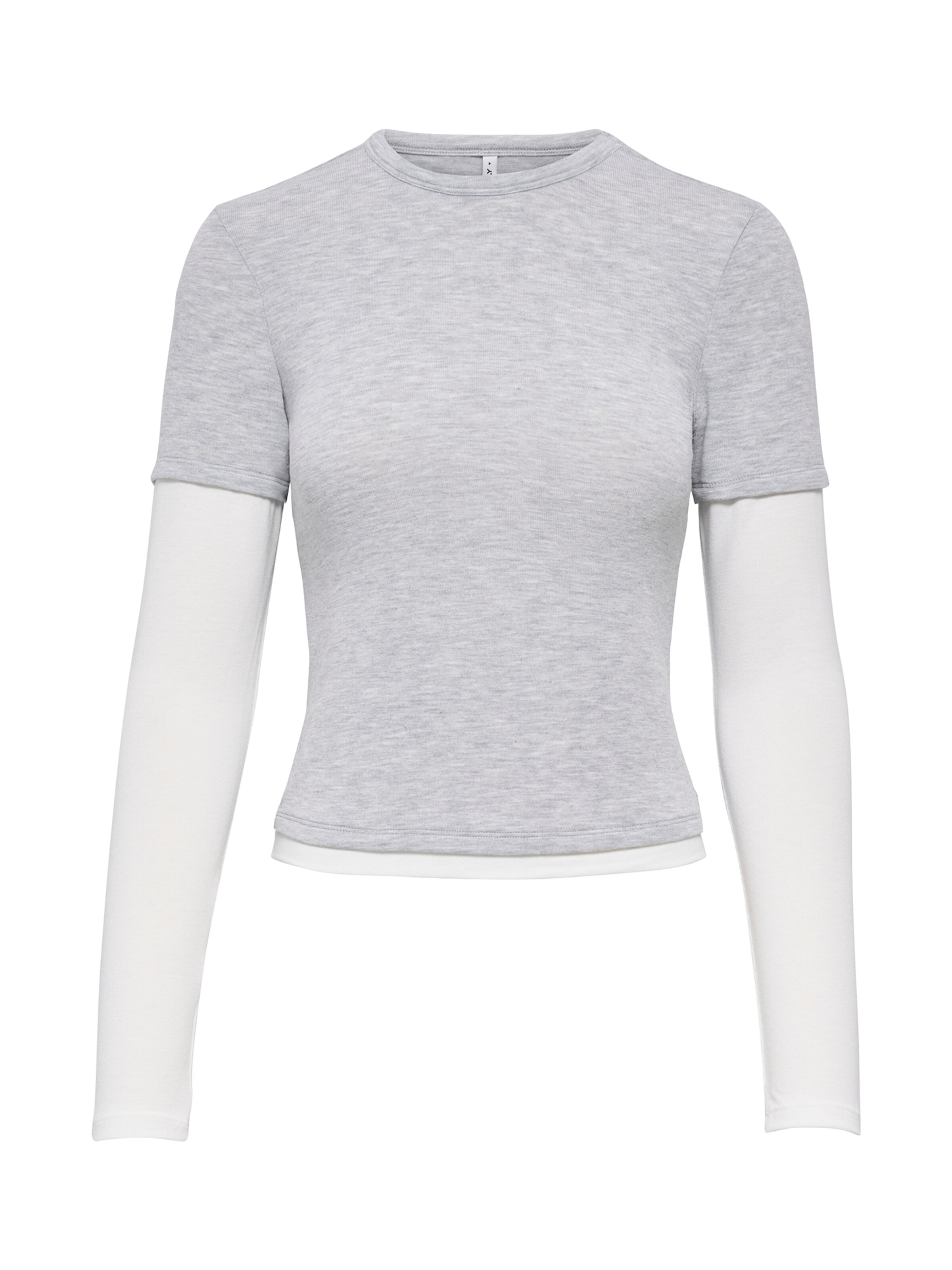ONLY Shirt 'ONLDUBLA' in XS in mottled grey / Off white, Item view