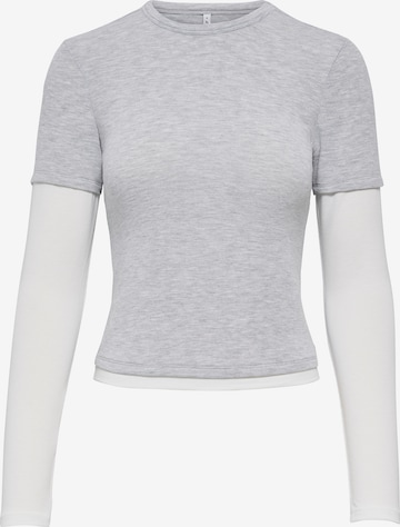 ONLY Shirt 'ONLDubla' in Grau: Vorderseite