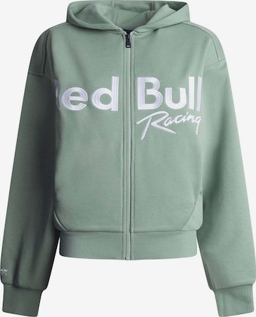 Red Bull Racing x Pepe Jeans Sweatjacke in Grün: Vorderseite