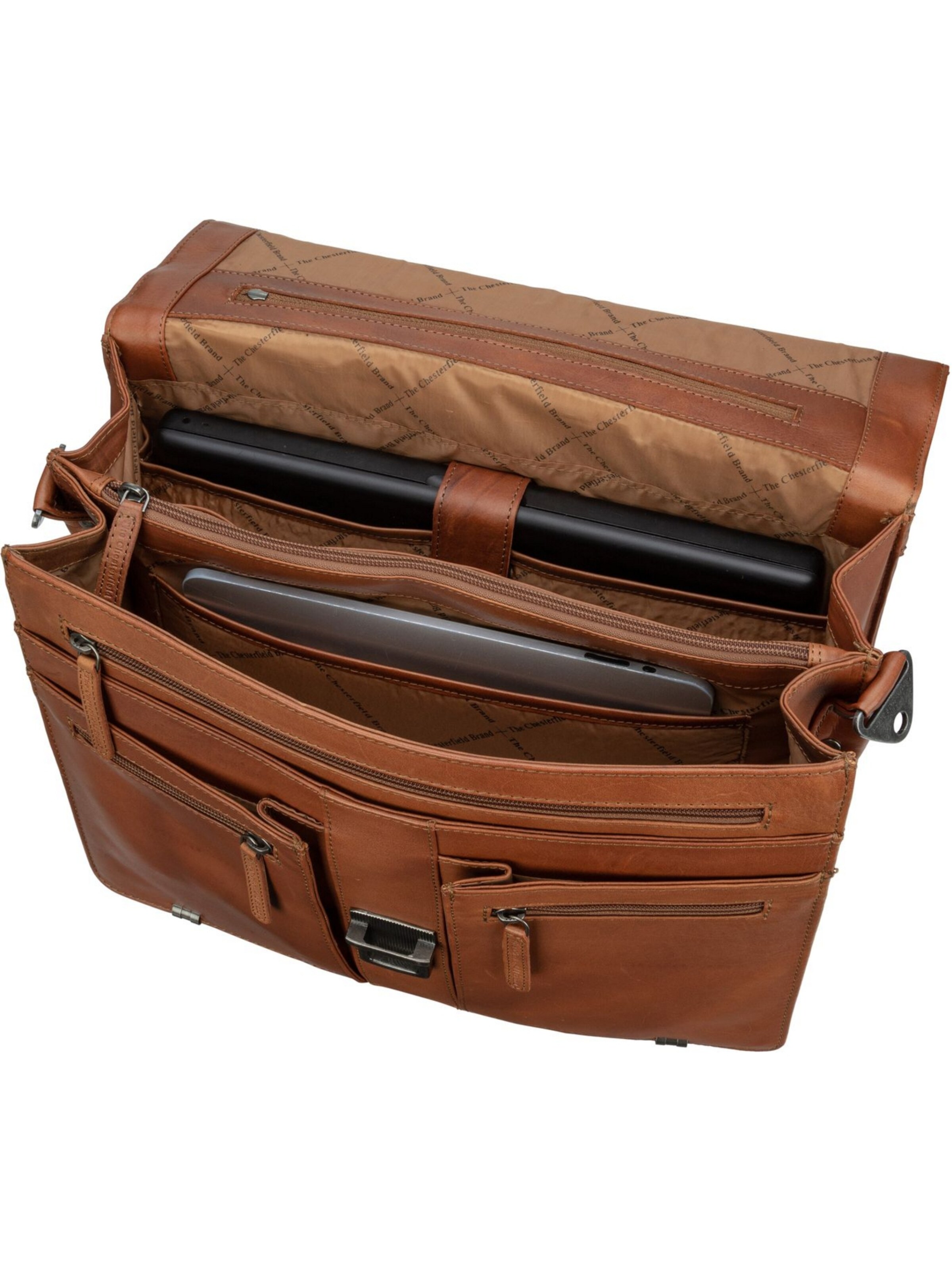 The Chesterfield Brand Document Bag in Brown
