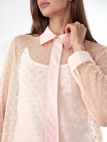 MSN Collection - Vestido de praia em rosa
