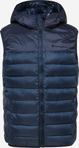 Champion Authentic Athletic Apparel Bodywarmer in Blauw: voorkant