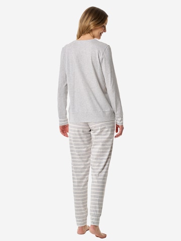 SCHIESSER Pyjama 'Casual Essentials'‌‌‌ in Grau