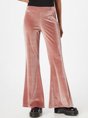 évasé Pantalon 'LOTTIENA' RECC en rose : devant