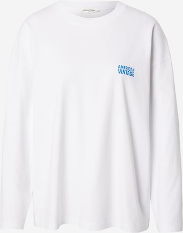 balta AMERICAN VINTAGE Marškinėliai 'GIXY': priekis
