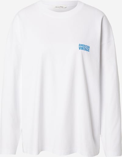 AMERICAN VINTAGE Majica 'GIXY' u plava / bijela, Pregled proizvoda