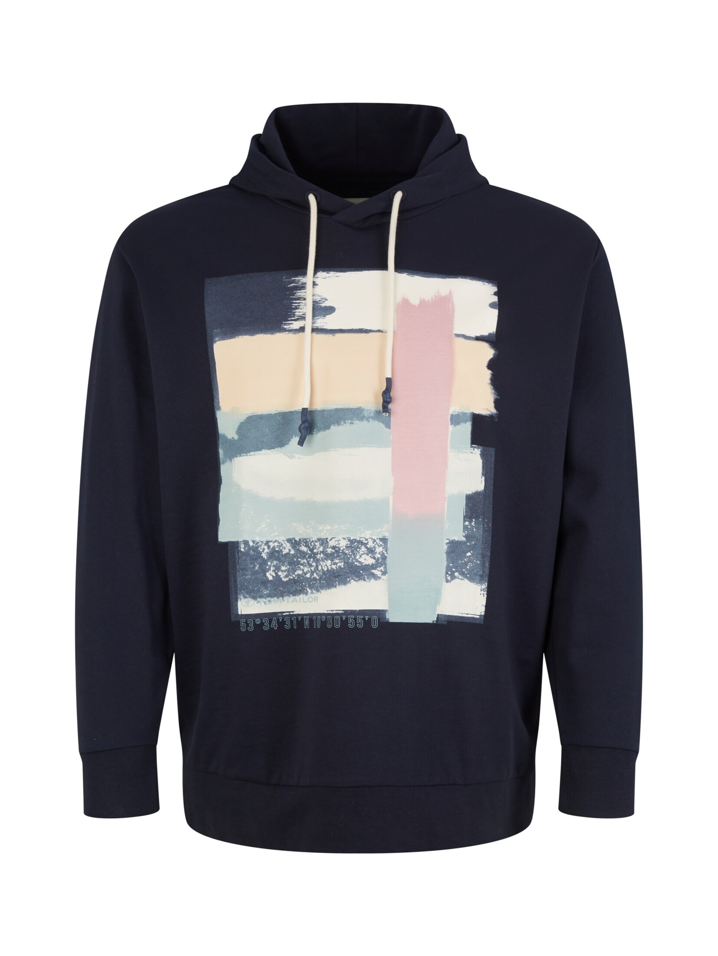 TOM TAILOR Men + Sweatshirt in Blau: Vorderseite