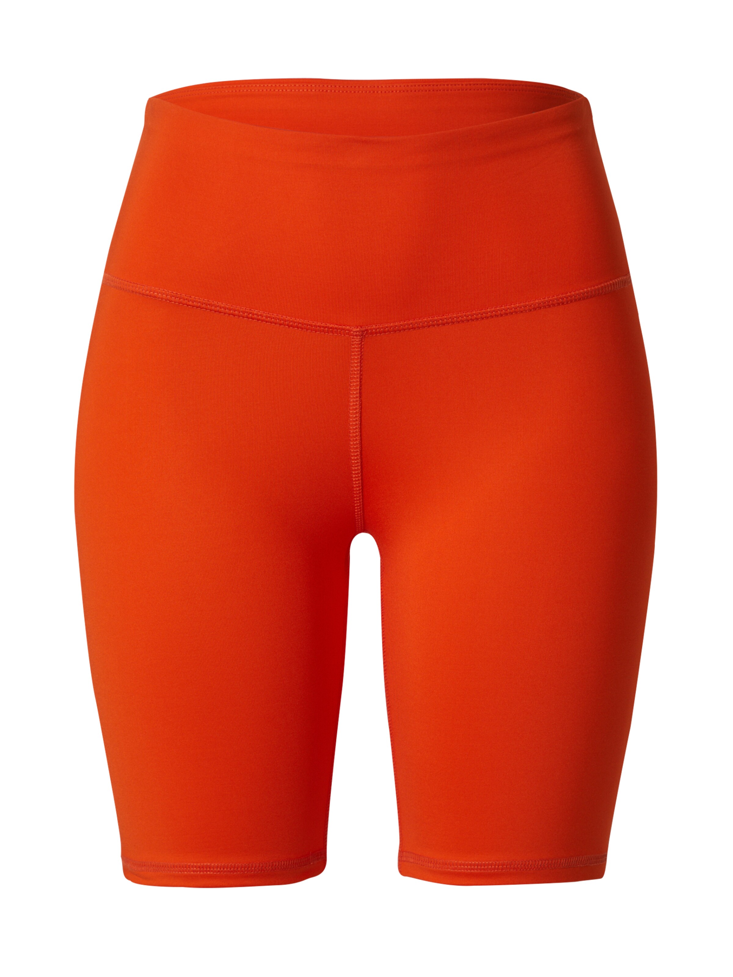 Skinny Pantalon de sport 'Biker' Hey Honey en orange : devant