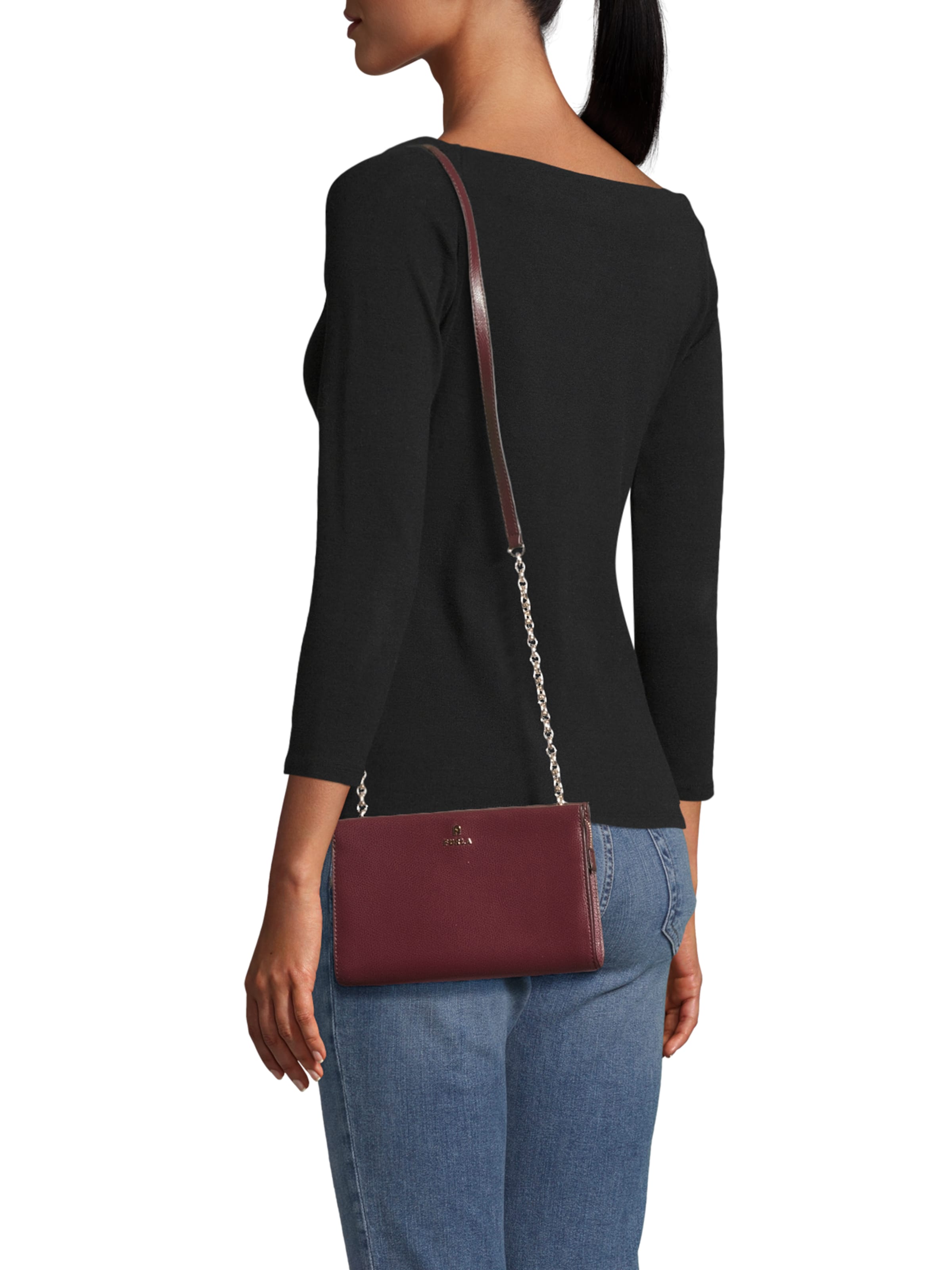 FURLA Clutchväska 'CAMELIA' i röd