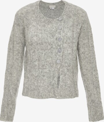 Cardigan Jalene en gris : devant