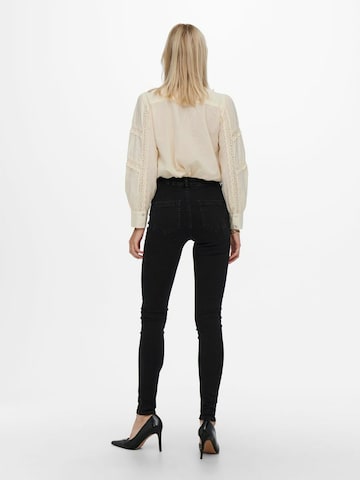 ONLY Skinny Jeans 'Blush' in Black