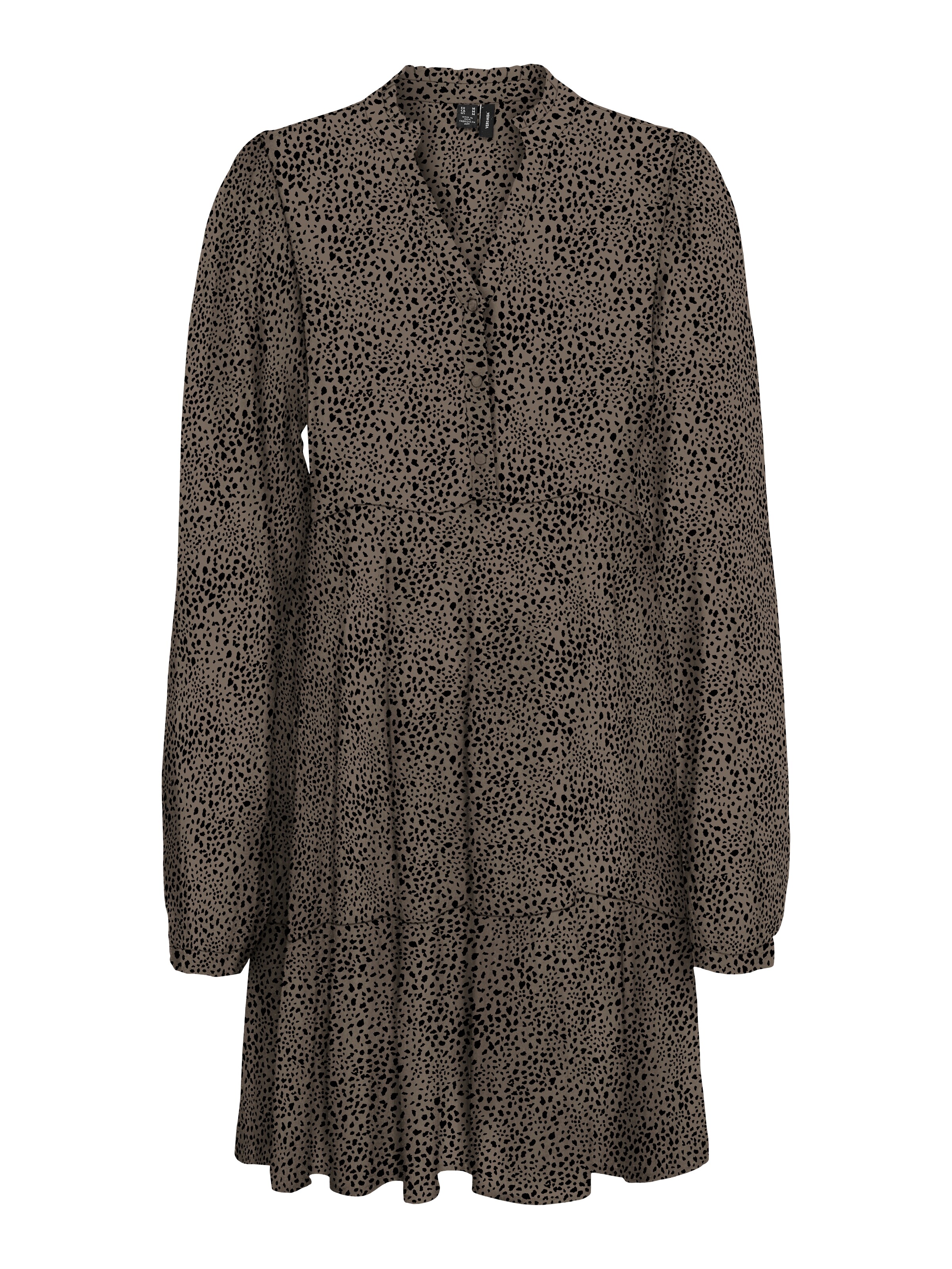 VERO MODA Košilové šaty 'Caitlynn' – šedá: přední strana