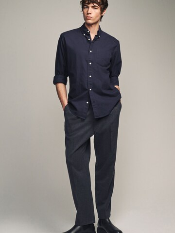 Next Slim fit Srajca | modra barva