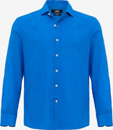 Antioch Regular fit Button Up Shirt in Blue: front