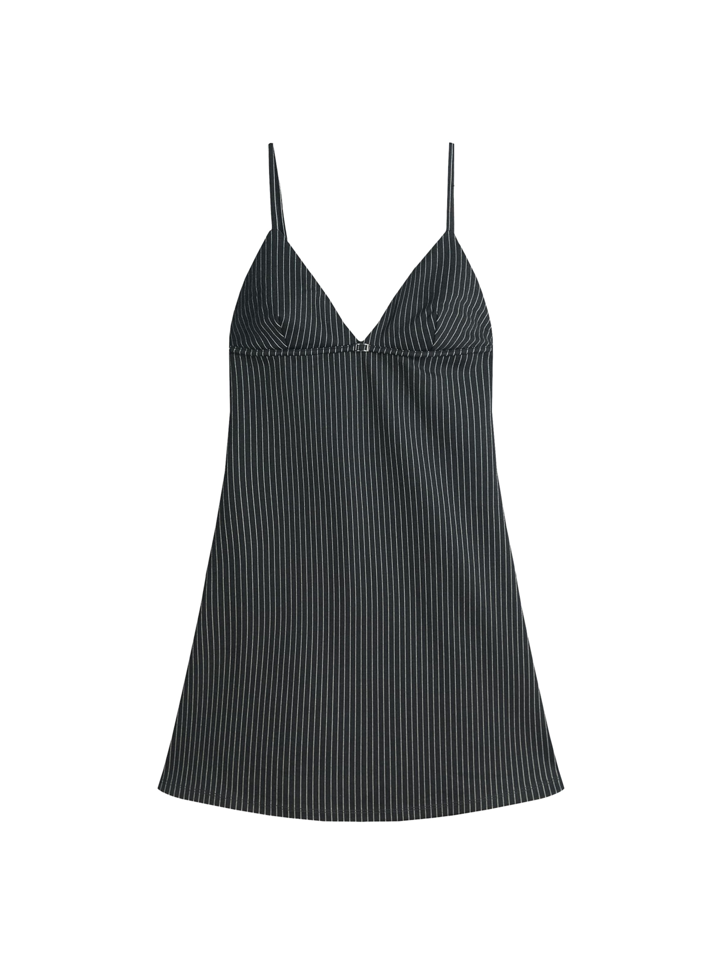 Bershka Šaty - Sivá: predná strana