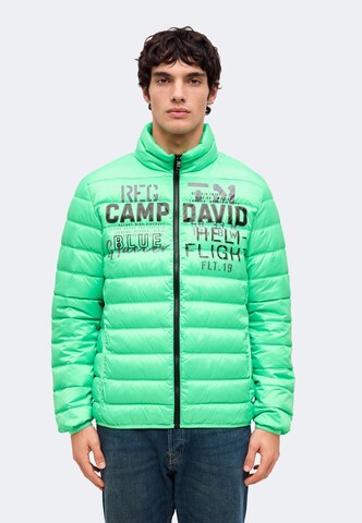 Giacca di mezza stagione di CAMP DAVID in verde: frontale