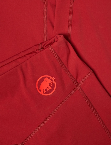 MAMMUT Skinny Workout Pants 'Massone' in Red