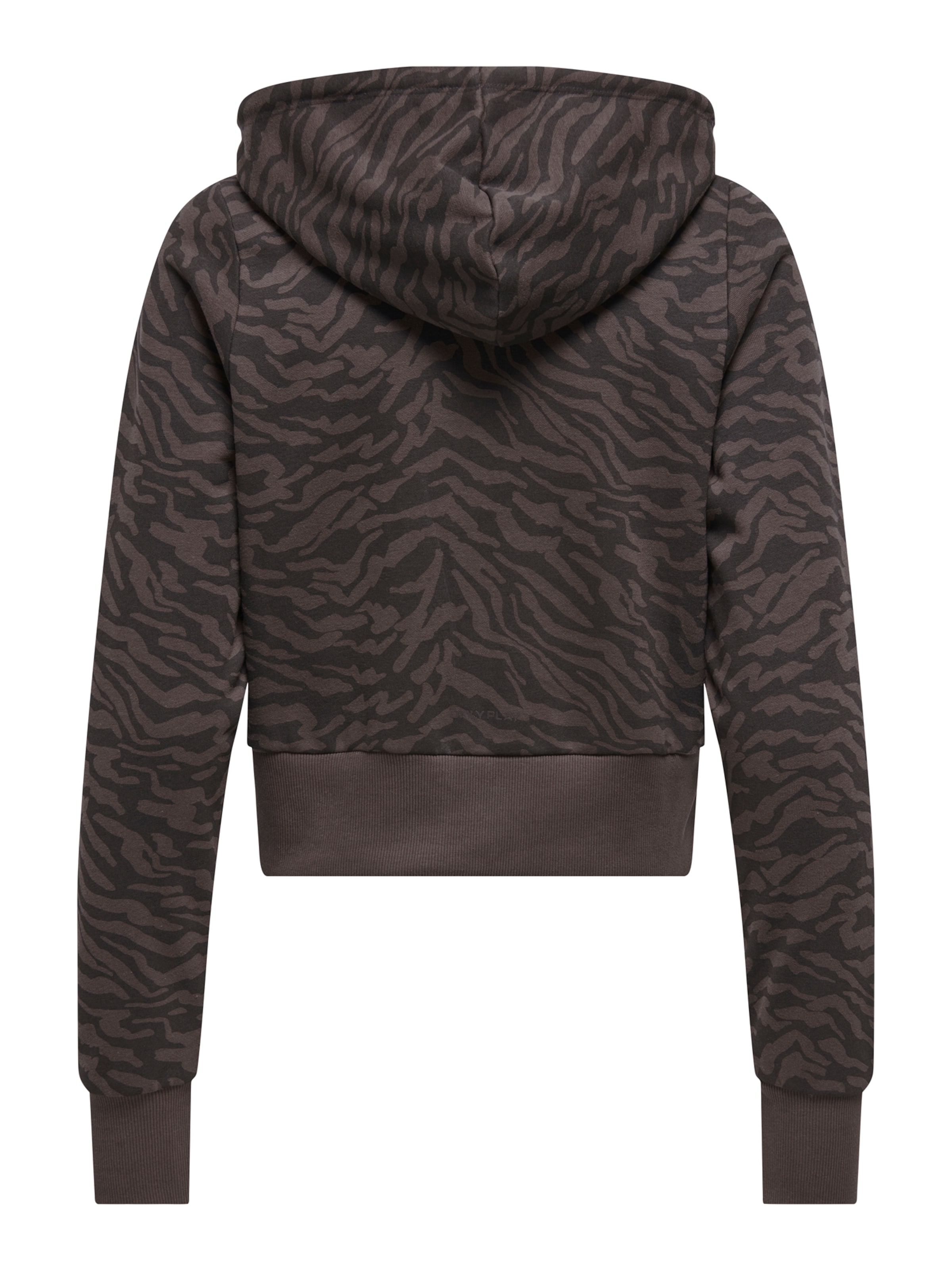 ONLY PLAY - Sudadera con cremallera deportiva 'ONPCARO' en marrón