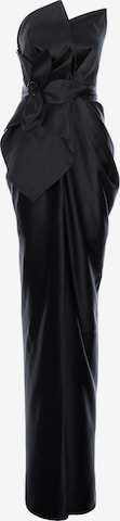 acob a porter - Vestido de festa em preto: frente