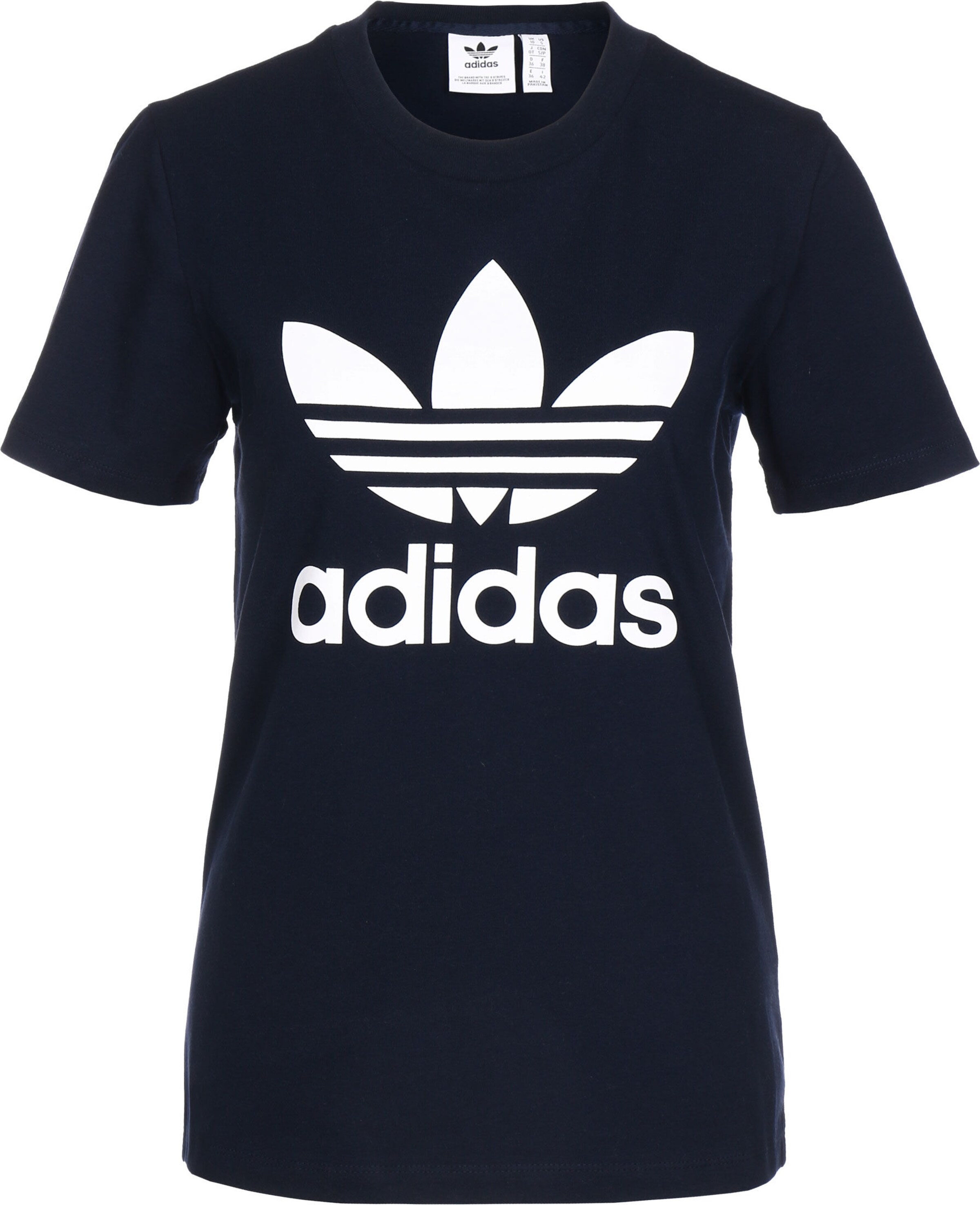 Maglietta 'Trefoil' di ADIDAS ORIGINALS in blu: frontale