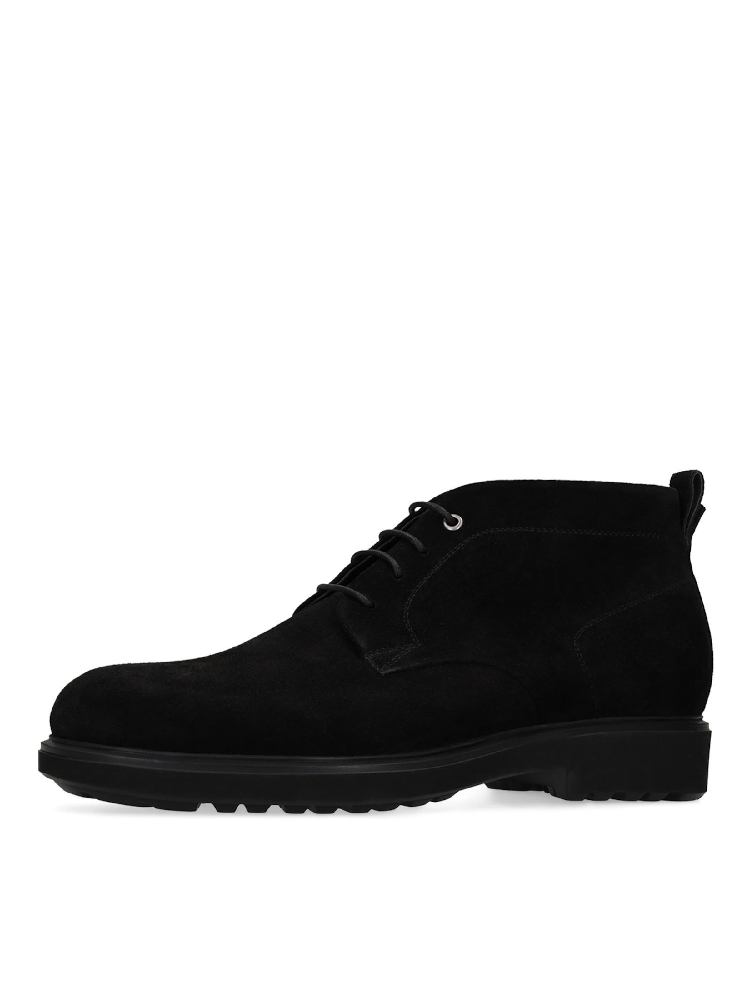 MANFIELD Schnürboots in 40 in schwarz, Produktansicht