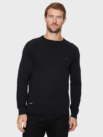 Threadbare Sweater 'Maned' in Grey: front